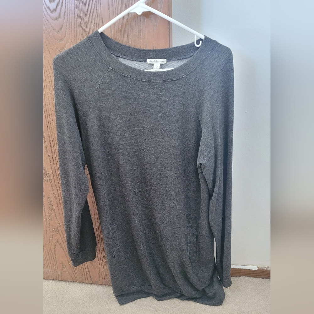 Dark gray shirt